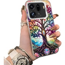 HONTINGA Oppo Find X9 Pro 5g ile Uyumlu Kılıf Silikon Kenar Sert Arka Kamera Koruyucu Basitlik Anti Düşme Kamera Korumalı Yaratıcılık Desen Couple Telefon Kılıfı Kadın ve Erkek Için Uygundur K1-1378