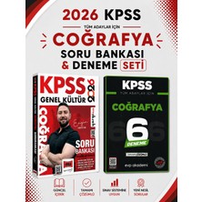 Anla Kazan Yayınları Yargı 2026 Kpss Coğrafya Soru Bankası & Kpss Coğrafya 6 Deneme Evp Akademi
