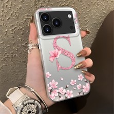 HONTINGA iPhone 17 Pro Max ile Uyumlu Kılıf Silikon Kenar Sert Arka Kamera Koruyucu Basitlik Anti Düşme Kamera Korumalı Çiçekli Desen Couple Telefon Kılıfı Kadın ve Erkek Için Uygundur K1-1382
