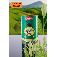 Çaykur Organik Elekaltı Ikizdere Çayı 200 gr x 2 Adet Silindir Kutu Ekotar Sertifikalı Siyah Dökme Çay