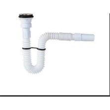 Drom Körüklü Lavabo Sifonu Q32 Çıkışlı