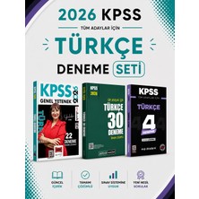 Anla Kazan Yayınları 2026 Kpss Türkçe Deneme Seti Yargı Yayınları + Pegem Akademi + Evp Akademi Seti