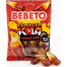 Bebeto Kola Aromalı Yumuşak Şeker Jelibon 80 G  3 Adet