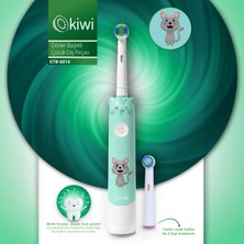 Kiwi Yumuşak Uçlu Otomatik Diş Fırçası KTB-6014 Yeşil Renkli Pilli Döner Başlıklı Özellikler