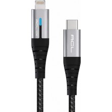 Bontec 27W Hızlı Şarj Kablosu, 3A Usb-C To Lightning Şarj ve Data Kablosu, 1.2 Metre Kablo Uzunluğu, Esnek ve Dayanıklı Yapı (Lightning)