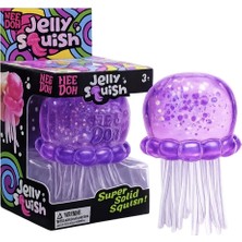 Twins Stars Needoh Jellyfish Stres Oyuncağı 1 Adet Mor Renkli Eğlenceli Tasarım ile 3+ Yaş İçin