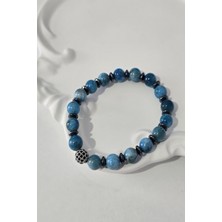 c-bhadu naturel 8 mm Zirkon Taşı, Hematiti Apatit Doğaltaş Bileklik