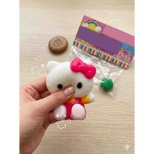 Hello Kitty Squishy Sıkılabilir Yumuşak Antistres Giderici Oyuncak 8 cm