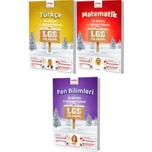 İntro Yayınları 8. Sınıf Lgs Türkçe Matematik Fen Bilimleri 10 Günde 1. Dönem Tekrar Kış Kampı 2026