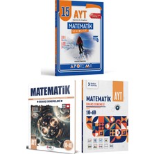 Apotemi Yayınları Krallar Karması Ulti Yayınları Ayt Matematik Branş Denemeleri 3'lü Set