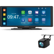 Polosmart PSM700 Araç Içi Akıllı Ekran Ön ve Arka Kameralı Kablosuz Carplay ve Android Auto Destekli