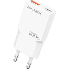 Bontec 30W Gan Hızlı Şarj Adaptörü, Hızlı Şarj Başlığı,1x Type-C Girişi, 1x USB Girişi, Güçlü Performans, Aşırı Gerilim, Kısa Devre, Isınma ve Akım Koruması, Gelişmiş Güvenlik ve Geniş Uyumluluk