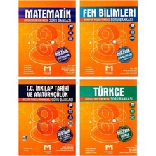 Mozaik Yayınları Sonsuz Enerji 8. Sınıf Matematik - Fen Bilimleri - Türkçe - Tc. Inkılap Tarihi Soru Bankası 4'lü Set