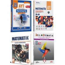 Apotemi Yayınları Apotemi Acil Yayınları Krallar Karması Ulti Yayınları Ayt Matematik Branş Denemeleri 4'lü Set