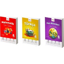 İntro Yayınları Intro Yayınları 8. Sınıf Matematik + Türkçe + Fen Bilimleri  Soru Bankası Seti