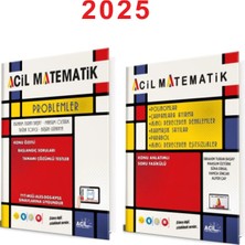 Acil Yayınları Acil Matematik Polinomlar Çarpanlara Ayırma ve Acil Problemler 2 Kitap Set