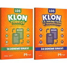 Mozaik Yayınları 8. Sınıf Lgs Türkçe & T.c. Inkılap Tarihi ve Atatürkçülük 38'li Klon Deneme Seti