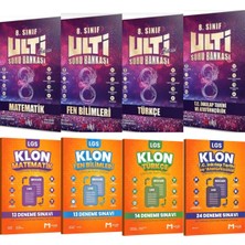 Mozaik Yayınları Mozaik Lgs 8. Sınıf Matematik Türkçe Fen Inkılap Branş Deneme ve Ulti 4'lü Soru Bankası Seti 8 Kitap
