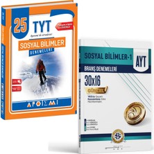 Bilgi Sarmal Yayınları Bilgi Sarmal Ayt Sosyal Bilimler 1 30 x 16 Branş  + Apotemi Tyt Sosyal Bilimleri 25 Li Deneme Seti