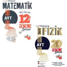 Orijinal Yayınları Orijinal Mikro Ayt Matematik 12 Li Fizik 20 Li Deneme Seti 2024-2025