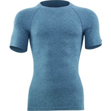 BLACKSPADE 9258 Unisex Gri Melanj Kısa Kol Thermal Viskon Kumaş Özellikli Outdoor Tişört