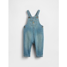 Gap Bebek Mavi Baby Denim Tulumu