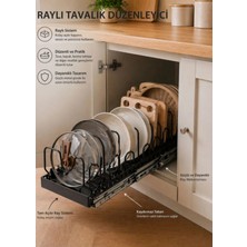 Atacı Raylı Dolap Içi Tava Tencere Kapak Düzenleyici