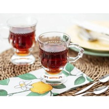 3'lü Kabartmalı Kulplu Kupa