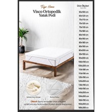 Tago Home Visco Ortopedik Yatak Koruyucu Yatak Pedi & Yatak Şiltesi Lastikli Fermuarlı