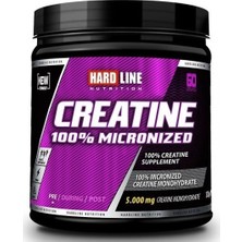 Hardline Nutrition Hardlıne Creatıne Mikronize 300 gr 60 Servis Aromasız %100 Saf Kreatin
