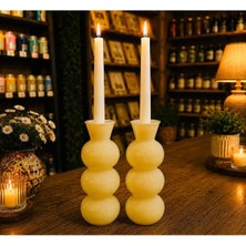 Bavella 2'li Bonbon Şamdan-Mumluk