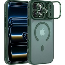 FitCase iPhone 17 Pro Kılıf Armor Seri Magsafe Uyumlu Stand Özellikli Kamera Lensli Kapak