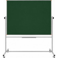 Panda Emaye Yüzey 360° Dönerli Mobil Yazı Tahtası 120X140CM Yeşil