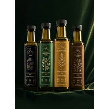 Zafir Natural 4'lü Gurme Yağ Seti - YENİ SERİ (Çörek Otu, Susam, Keten Tohumu, Kabak Çekirdeği) 250ml x 4