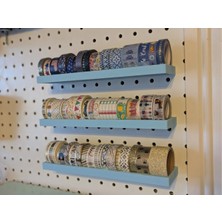 DU&ER Washi Bant Düzenleyici Pegboard Duvar Panosu Organizer Raf – Bant Tutucu Stand
