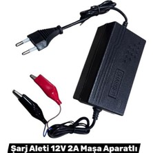 Motobisavm Şarj Aleti 12 V 2 Ah Maşa Aparatlı