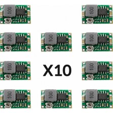 Ventatek 2A Mini Ayarlanabilir Voltaj Düşürücü Regülatör Kartı 10 Lu Paket