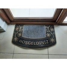 Bir Sürü Eşya Pak Market Kapı Önü Bina Önü Giriş Paspası Daire Giriş Kapısı Balkon Kapısı Paspası- 64 cm x 39 cm Gold