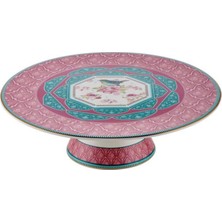 Roy King Qush Pembe Ayaklı Kek Servis Tabak 28X8CM