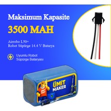 Ümit Maker Airrobo L50+ Robot Süpürge 3500 Mah Batarya
