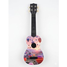 Gonzales Soprano Ukulele Kapadokya Desenli Kapak