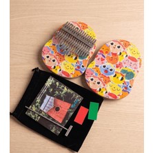Karin 17 Tuşlu Grafit Desenli Kalimba (Kedi)