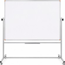 Panda Emaye Yüzey 360° Dönerli Mobil Yazı Tahtası 120X140CM Beyaz