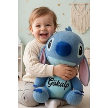 Sole Kişiye Özel Isim Yazılı Stitch Peluş Oyuncak 60 cm – Sevimli Mavi Peluş, Doğum Günü Hediyesi, Kız ve Erkek Çocuklara Özel Hediye