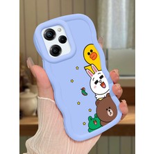 HONTINGA Poco X5 Pro 5g Uyumlu Kılıf Düşüme Önleyici Basitlik Anti Düşme Kamera Koruyucu Basit Mavi Yumuşak Silikon Couple Telefon Kılıfı Yaratıcılık Desen K9-0105