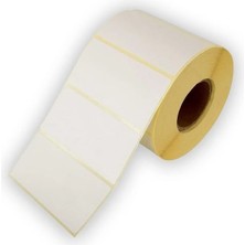 Barkodistan 80MMX40MM Eko Termal Hotmelt Barkod Etiketi 1 Rulo 1500 Adet
