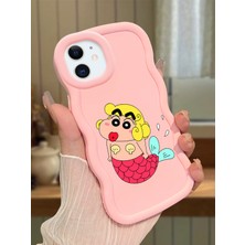 HONTINGA iPhone 11 Uyumlu Kılıf Düşüme Önleyici Basitlik Anti Düşme Kamera Koruyucu Basit Pembe Yumuşak Silikon Couple Telefon Kılıfı Yaratıcı Desen K9-0104