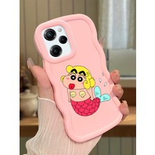 HONTINGA Poco X5 Pro 5g Uyumlu Kılıf Düşüme Önleyici Basitlik Anti Düşme Kamera Koruyucu Basit Pembe Yumuşak Silikon Couple Telefon Kılıfı Yaratıcı Desen K9-0104