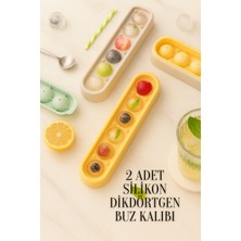 Empressco Silikon Dikdörtgen Buzluk Kalıbı 6’lı, Yapışmaz, Çok Amaçlı ve Pratik Kullanım