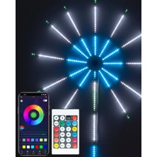 mestore rgb led duvar dekoru sökülebilir kollu  ışık sistemi